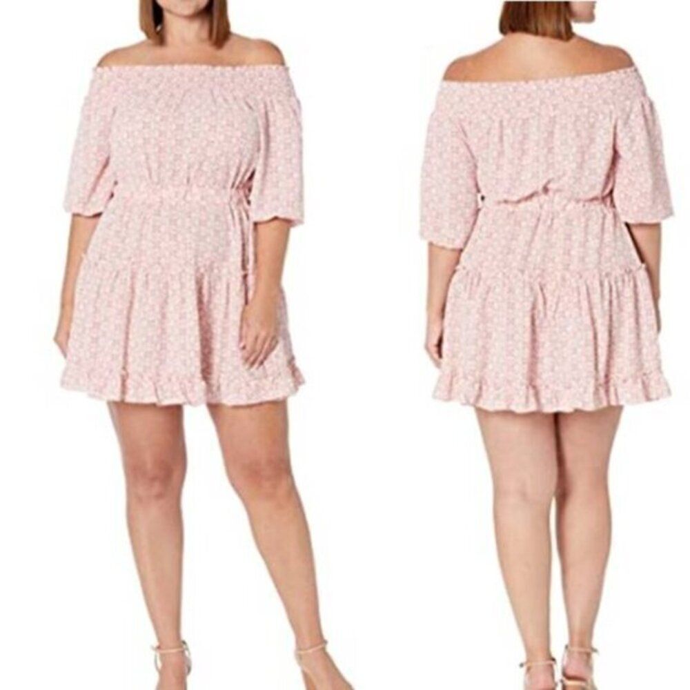 CITY CHIC OFF Shoulder‎ Mini  Pull Over Dress